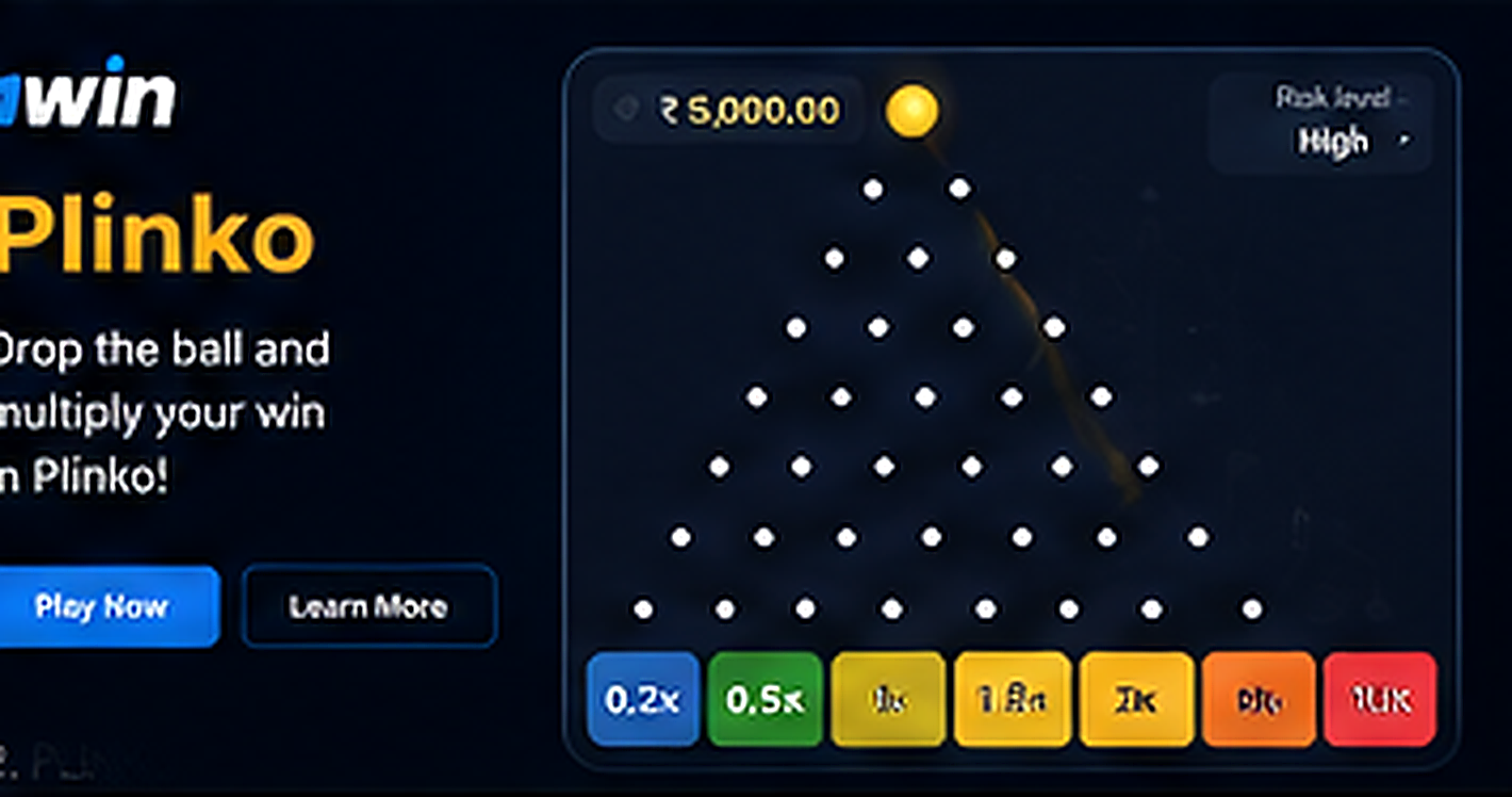 1win Plinko India interface hero